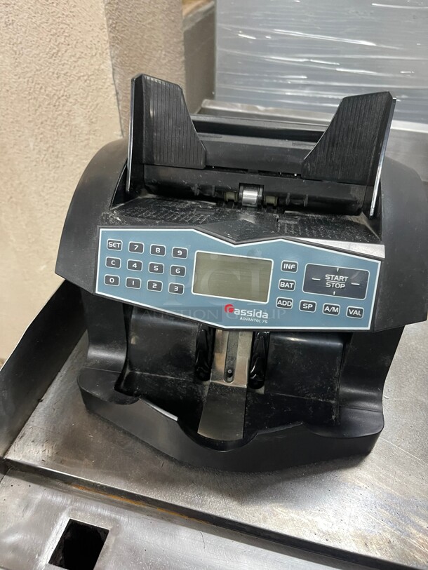 Working! Cassida Advantec-75 Advanced Commercial Currency Counter NSF 115 Volt Tested and Working! - Image 3 of 6