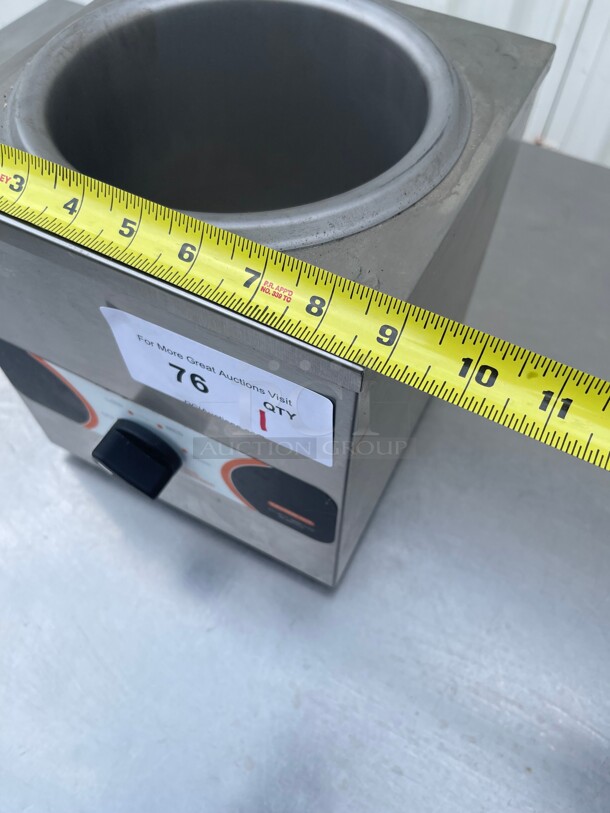 Barley Used! Nemco 6110A 4 qt Countertop Soup Warmer w/ Thermostatic Controls, 120v NSF Tested and Working! - Image 6 of 8