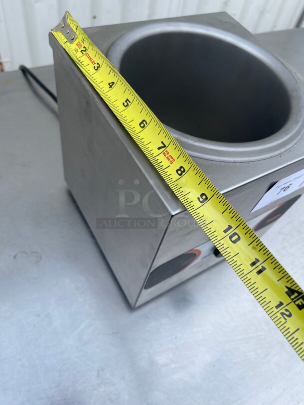 Barley Used! Nemco 6110A 4 qt Countertop Soup Warmer w/ Thermostatic Controls, 120v NSF Tested and Working! - Image 7 of 8