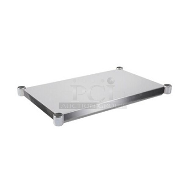 BRAND NEW IN BOX! John Boos ESSK8-2448 Metal Under Shelf and 4 Metal Legs - Image 1 of 6