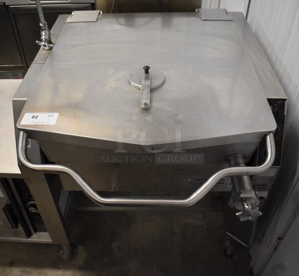 Market Forge Stainless Steel Commercial Floor Style Natural Gas Powered Braising Pan. 38x45x47 - Image 1 of 11