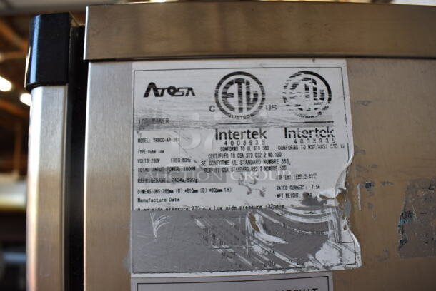 Atosa YR800-AP-261 Stainless Steel Commercial Ice Head on Commercial Bin. 230 Volts, 1 Phase. 42x32x78 - Image 2 of 8