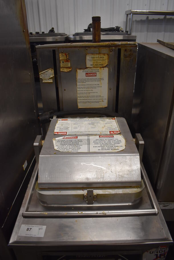 2015 Henny Penny PXE-100 Velocity Series Stainless Steel Commercial Floor Style Electric Powered Pressure Fryer. 208 Volts, 3 Phase. 24x38x65 - Image 4 of 8