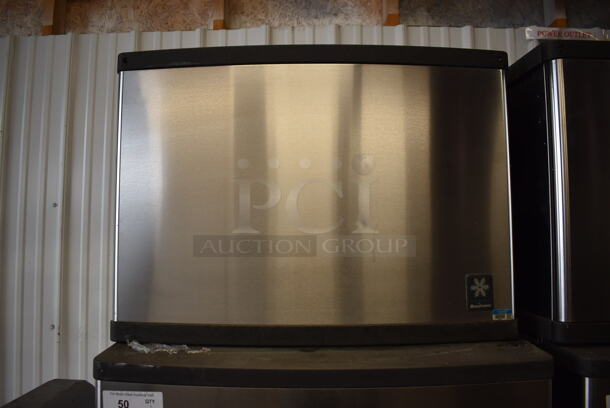 Manitowoc QD0452A Stainless Steel Commercial Ice Machine Head on Manitowoc QPA310 Stainless Steel Commercial Ice Bin Hotel Dispenser. 115 Volts, 1 Phase. 30x31x82 - Image 6 of 7
