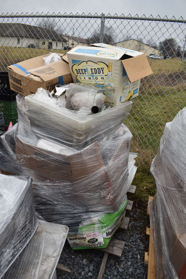MEGA LOT OF 7 Pallets of Various Smallwares Including Bins, Dish Caddies and Ice Bucket Stands. Must Take All Pallets. 7 Times Your Bid! - Image 7 of 12