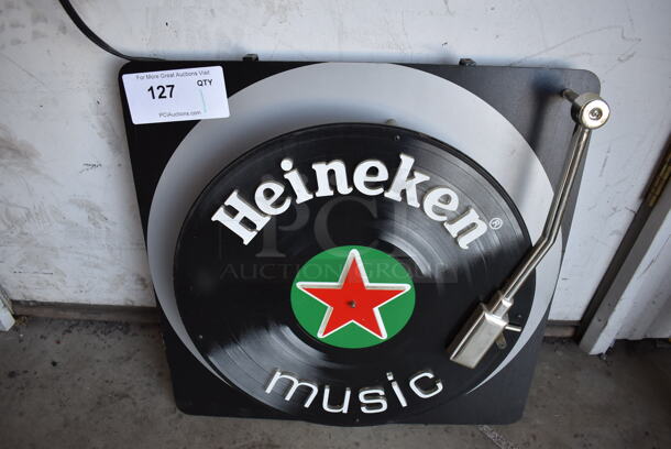 Heineken Light Up Sign. 19x5x19. Tested and Working! - Image 1 of 5