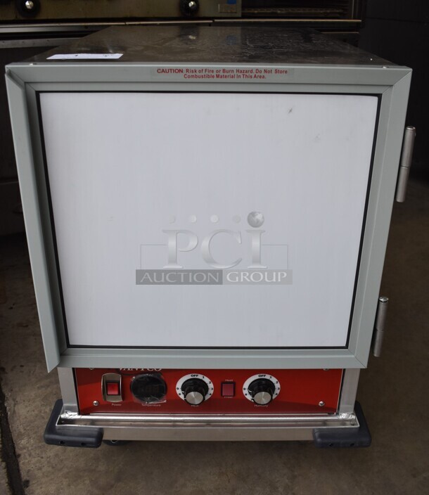 BRAND NEW SCRATCH AND DENT! Avantco 177HPU1812 Metal Commercial Undercounter Half Size Non-Insulated Heated Holding Cabinet on Commercial Casters. Stock Picture Used For Gallery. 120 Volts, 1 Phase. 20.5x31x31. Tested and Working! - Image 9 of 10
