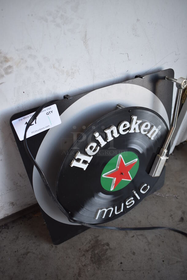 Heineken Light Up Sign. 19x5x19. Tested and Working! - Image 5 of 5