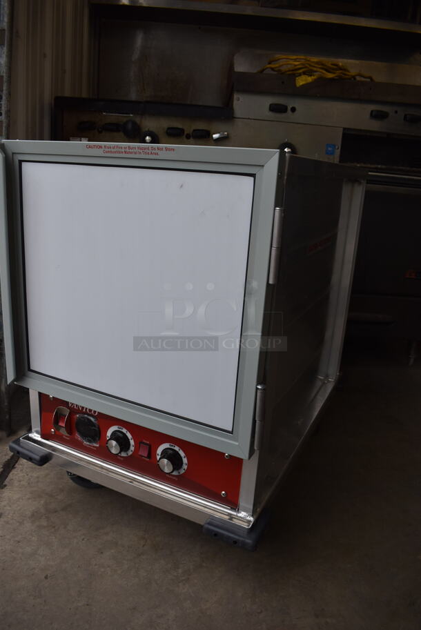 BRAND NEW SCRATCH AND DENT! Avantco 177HPU1812 Metal Commercial Undercounter Half Size Non-Insulated Heated Holding Cabinet on Commercial Casters. Stock Picture Used For Gallery. 120 Volts, 1 Phase. 20.5x31x31. Tested and Working! - Image 2 of 10