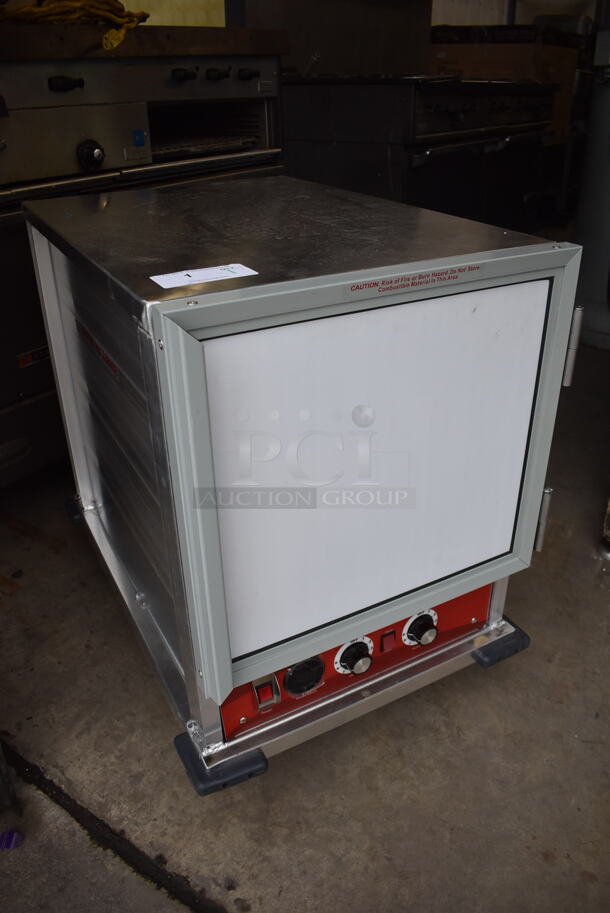 BRAND NEW SCRATCH AND DENT! Avantco 177HPU1812 Metal Commercial Undercounter Half Size Non-Insulated Heated Holding Cabinet on Commercial Casters. Stock Picture Used For Gallery. 120 Volts, 1 Phase. 20.5x31x31. Tested and Working! - Image 8 of 10