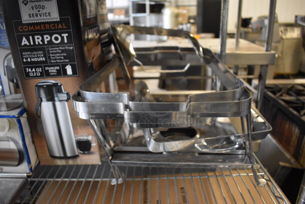 ALL ONE MONEY! Metro Lot of Various Items Including Bar Mats, Stainless Steel Drop In Bins, Monoprice Speaker, Muffin Baking Pans and Air Pots. Does Not Include Shelving Unit - Image 6 of 12