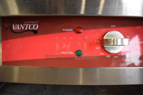 BRAND NEW SCRATCH AND DENT! Avantco 177EG30N Stainless Steel Commercial Countertop Electric Powered Flat Top Griddle w/ Thermostatic Controls. 208/240 Volts, 1 Phase. 30x20x13. Tested and Working! - Image 4 of 6