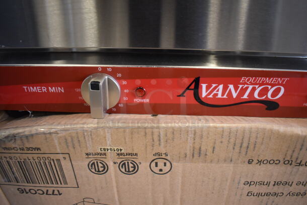 LIKE NEW! Avantco 177CO16 Stainless Steel Commercial Countertop Electric Powered Half Size Countertop Convection Oven. Used a Few Times at Trade Show as a Demonstration. 120 Volts, 1 Phase. 23x22x16. Tested and Working! - Image 4 of 7