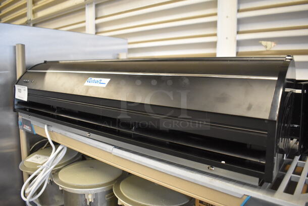 BRAND NEW! Curtron Enershield MCS-36-BK Microshield Metal 36" Black Air Curtain. 120 Volts, 1 Phase. 36x9.5x9. Tested and Working! - Image 1 of 5