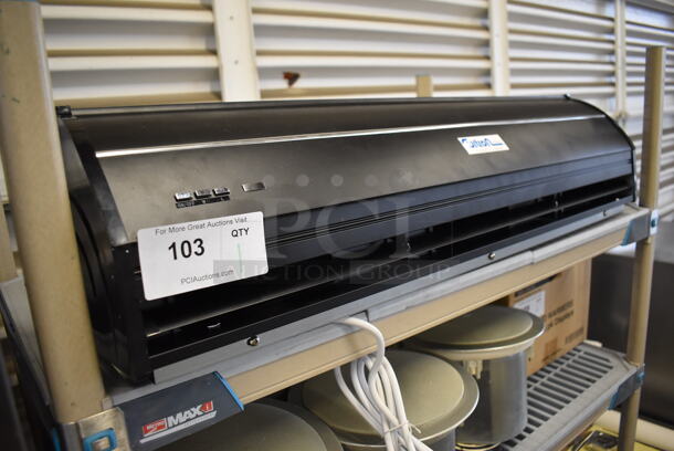 BRAND NEW! Curtron Enershield MCS-36-BK Microshield Metal 36" Black Air Curtain. 120 Volts, 1 Phase. 36x9.5x9. Tested and Working! - Image 2 of 5