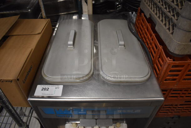 Taylor Stainless Steel Commercial Countertop 2 Flavor w/ Twist Soft Serve Ice Cream Machine. 20x34x37 - Image 5 of 7