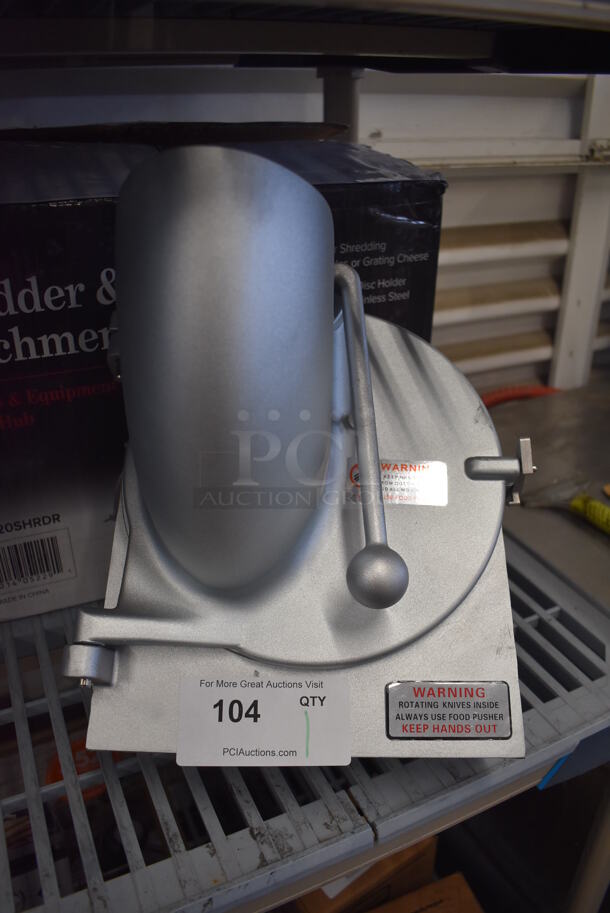BRAND NEW IN BOX! Avantco 177MX20SHRDR Metal Commercial Pelican Head w/ Grating Blade. 10x18x15 - Image 2 of 6