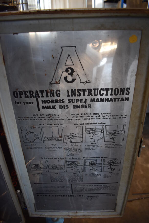 Norris N-5 SM Stainless Steel Commercial Countertop Milk Dispenser. 110 Volts, 1 Phase. 14.5x18x39.5. Tested and Does Not Power On - Image 6 of 7