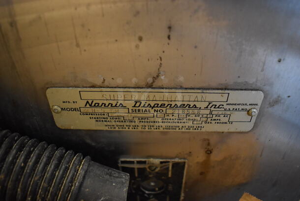 Norris N-5 SM Stainless Steel Commercial Countertop Milk Dispenser. 110 Volts, 1 Phase. 14.5x18x39.5. Tested and Does Not Power On - Image 7 of 7