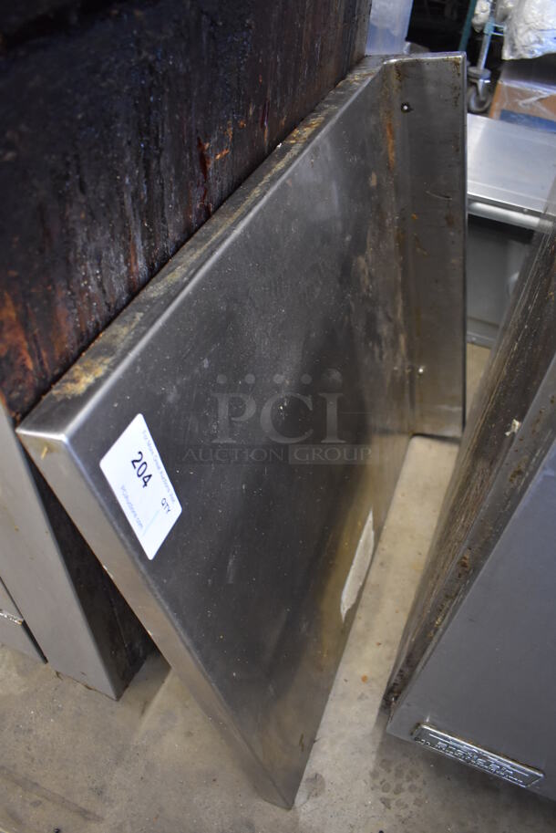 Stainless Steel Tabletop w/ Back Splash. 28x30x5 - Image 1 of 3