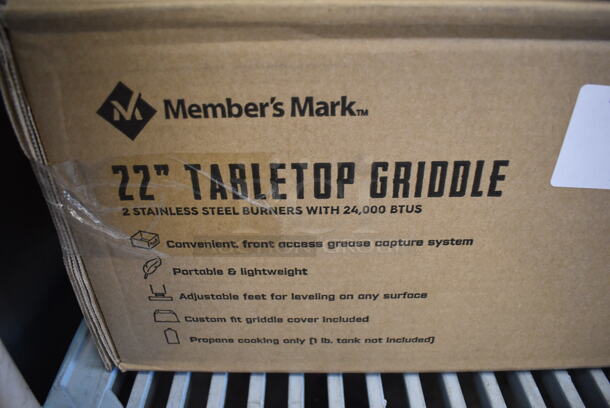 BRAND NEW IN BOX! Member's Mark 22" Tabletop Griddle. - Image 3 of 6