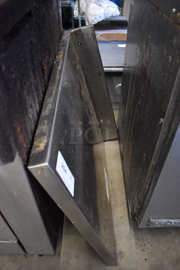 Stainless Steel Tabletop w/ Back Splash. 28x30x5 - Image 2 of 3