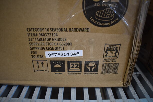 BRAND NEW IN BOX! Member's Mark 22" Tabletop Griddle. - Image 4 of 6