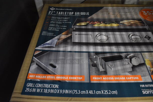 BRAND NEW IN BOX! Member's Mark 22" Tabletop Griddle. - Image 5 of 6