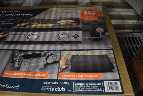 BRAND NEW IN BOX! Member's Mark 22" Tabletop Griddle. - Image 6 of 6