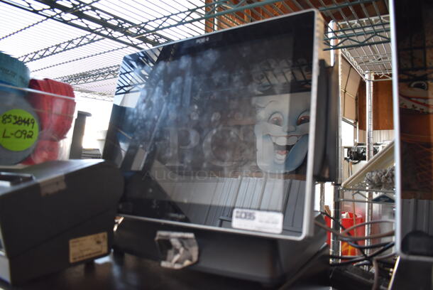 Posiflex XT-3000 15" POS Monitor w/ Credit Card Reading Strip, Epson M244A Receipt Printer and Metal Cash Drawer - Image 3 of 7