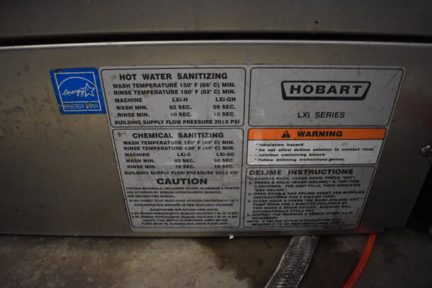 Hobart LXIH ENERGY STAR Stainless Steel Commercial Undercounter Dishwasher. 120/208-240 Volts, 1 Phase. 24x26x34 - Image 7 of 8