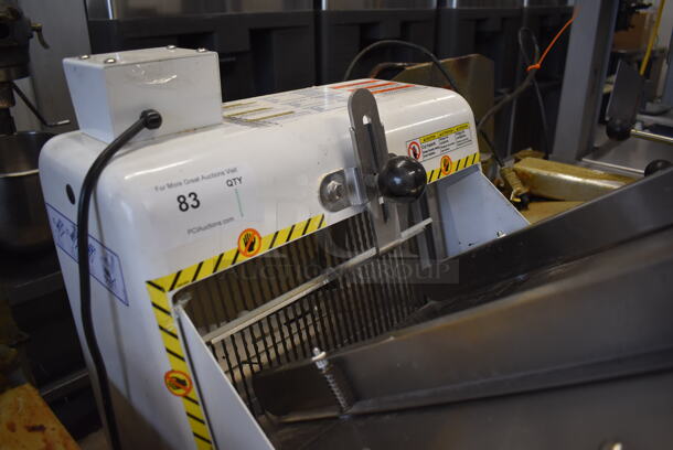 Oliver 797-32 Metal Commercial Floor Style Bread Loaf Slicer. 115 Volts, 1 Phase. 21x42x57. Tested and Working! - Image 6 of 9