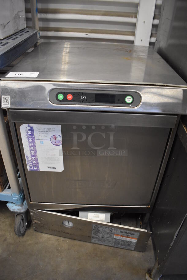 Hobart LXIC Stainless Steel Commercial Undercounter Dishwasher. 120 Volts, 1 Phase. 24x26x34