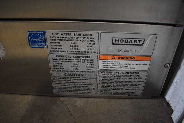 Hobart LXIH ENERGY STAR Stainless Steel Commercial Undercounter Dishwasher. 120/208-240 Volts, 1 Phase. 24x26x34 - Image 7 of 8