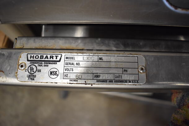 Hobart LXIC Stainless Steel Commercial Undercounter Dishwasher. 120 Volts, 1 Phase. 24x26x34 - Image 5 of 8