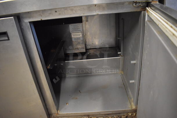 2019 Delfield 4448N-12 Stainless Steel Commercial Sandwich Salad Prep Table Bain Marie Mega Top on Commercial Casters. 115 Volts, 1 Phase. 48x32x42. Tested and Powers On But Does Not Get Cold - Image 6 of 8