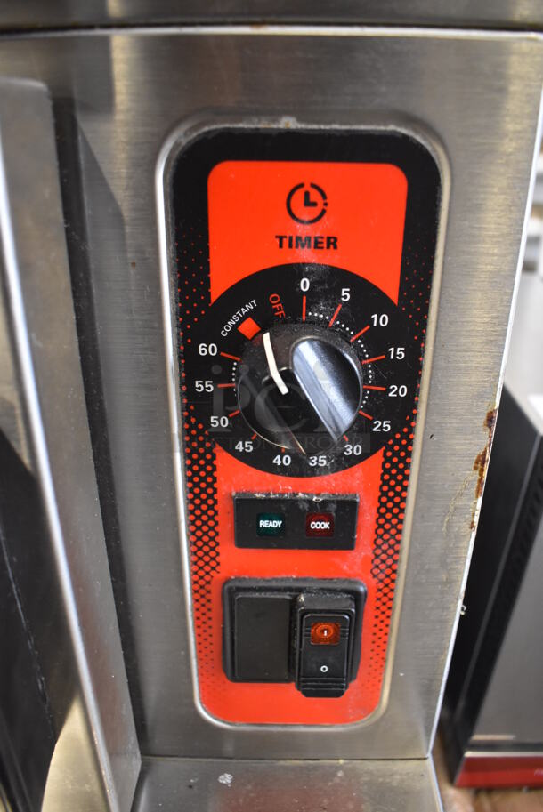 Vulcan C24GA10 Stainless Steel Commercial Floor Style Natural Gas Powered Double Deck Steam Cabinet. 125,000 BTU. 24x36x74. Tested and Working! - Image 4 of 7