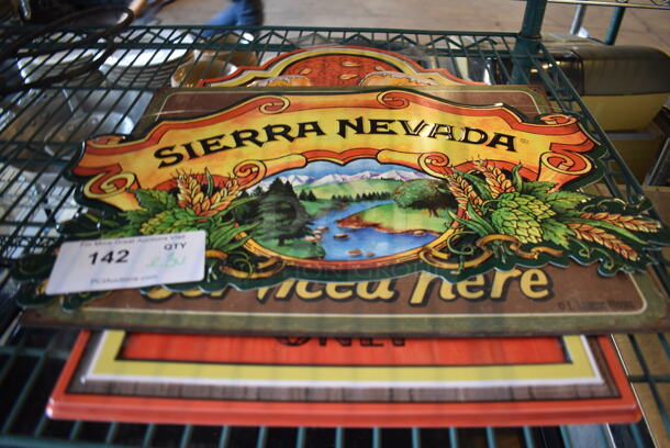 ALL ONE MONEY! Lot of 3 Various Signs; Sierra Nevada, Get Your Woody Serviced Here and Cadaver Tavern. Includes 19x12.5 - Image 5 of 5
