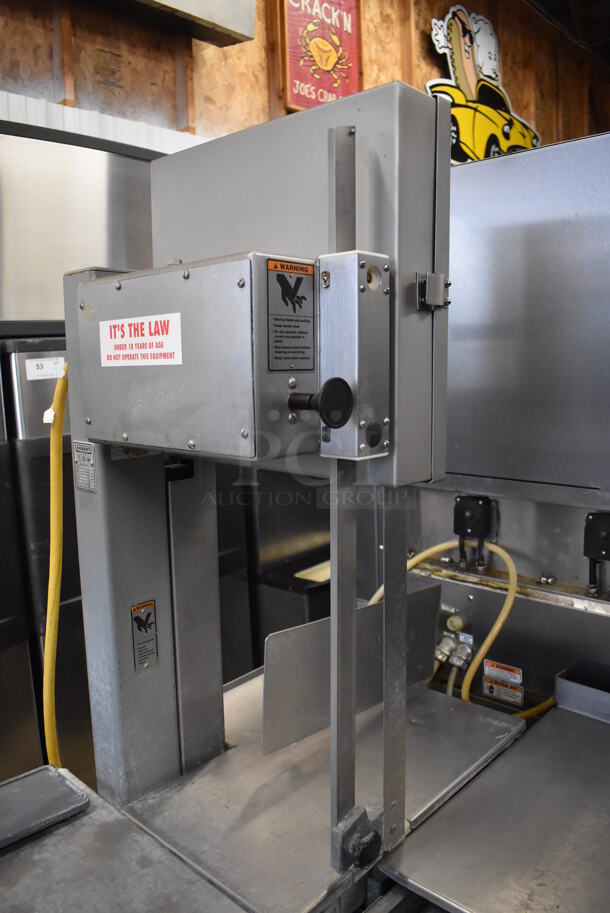 Hobart 6614 Metal Commercial Floor Style Meat Saw. 200-230 Volts, 3 Phase. 39x35x70 - Image 2 of 8