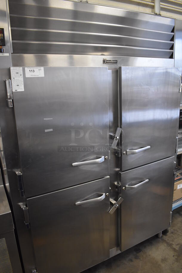 Traulsen Stainless Steel Commercial 4 Half Size Door Reach In Warming Cabinet. 208 Volts, 1 Phase. 58x35x83 - Image 2 of 5