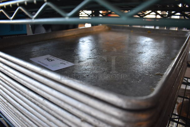 16 Metal Full Size Baking Pans. 18x26x1. 16 Times Your Bid! - Image 3 of 3