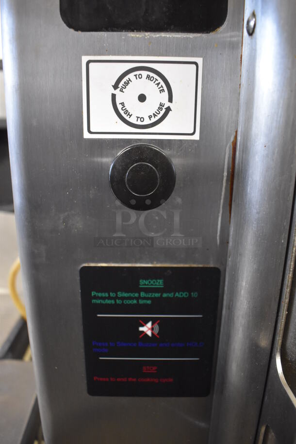 Hobart KA7E Stainless Steel Commercial Floor Style Electric Powered Self Cleaning Rotisserie Oven on Commercial Casters. 208 Volts, 3/1 Phase. 38x35x71 - Image 5 of 12