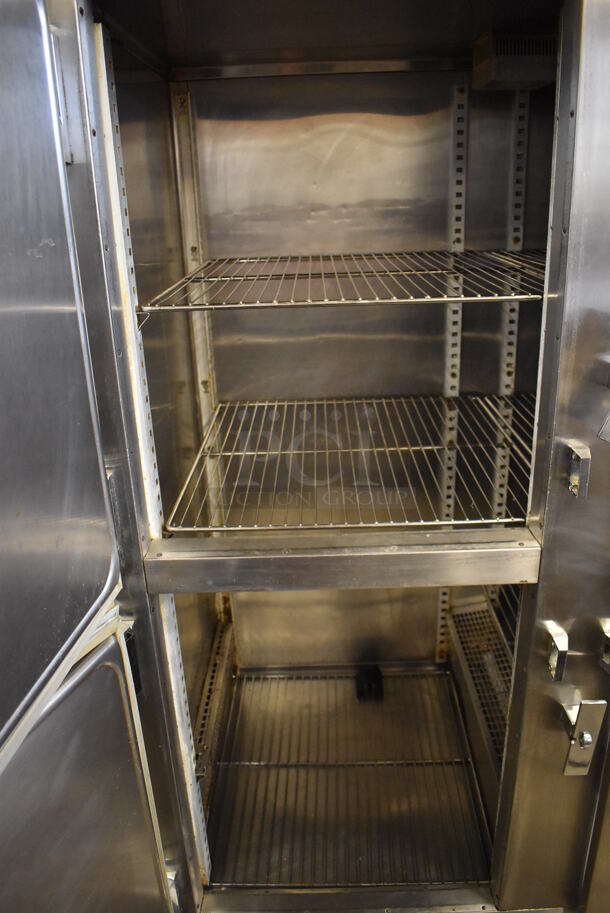 Traulsen Stainless Steel Commercial 4 Half Size Door Reach In Warming Cabinet. 208 Volts, 1 Phase. 58x35x83 - Image 3 of 5