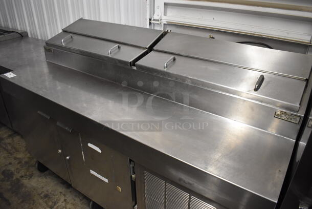 Traulsen VPS72S Stainless Steel Commercial Prep Table on Commercial Casters. 115 Volts, 1 Phase. 72x34x48. Tested and Does Not Power On - Image 2 of 8