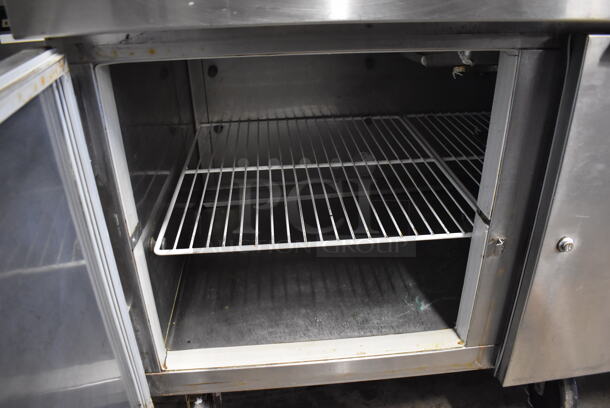 Traulsen VPS72S Stainless Steel Commercial Prep Table on Commercial Casters. 115 Volts, 1 Phase. 72x34x48. Tested and Does Not Power On - Image 6 of 8
