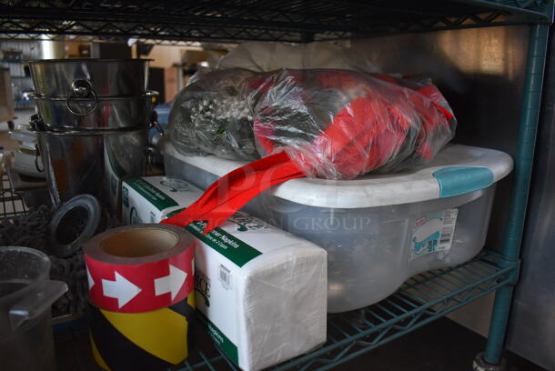 ALL ONE MONEY! Tier Lot of Various Items Including Poly Bottles, Decorations and Brushes - Image 4 of 4