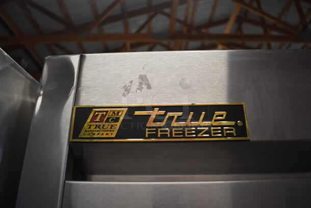 2015 True T-49F Stainless Steel Commercial Double Door Reach In Freezer w/ Poly Coated Racks on Commercial Casters. 115 Volts, 1 Phase. 54x32x83. Tested and Working! - Image 8 of 8