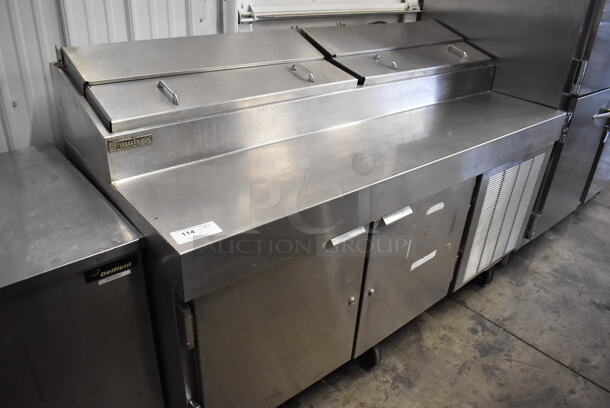 Traulsen VPS72S Stainless Steel Commercial Prep Table on Commercial Casters. 115 Volts, 1 Phase. 72x34x48. Tested and Does Not Power On - Image 8 of 8