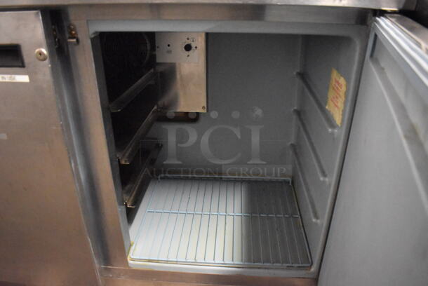Delfield UC4048 Stainless Steel Commercial 2 Door Undercounter Cooler. 115 Volts, 1 Phase. 48x29x34. Tested and Working! - Image 4 of 6