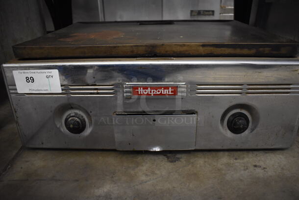 Hotpoint Stainless Steel Commercial Countertop Electric Powered Flat Top Griddle. 220-240 Volts, 1 Phase. 26x20x11 - Image 2 of 6